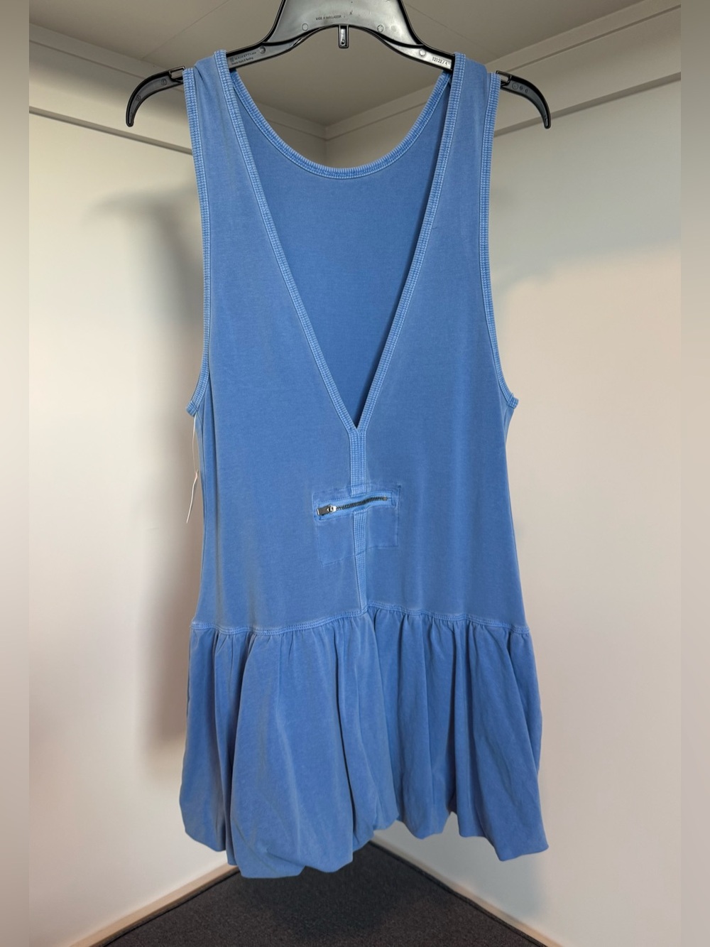 NWT Hot Shot Bubble Dress Blue Size Small